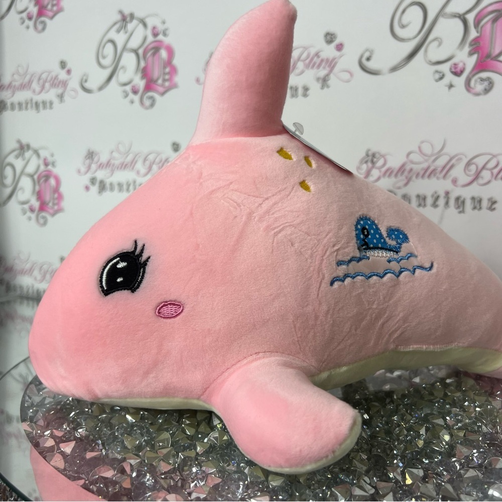 Dolphin plush toy stuffed animal brand new with tagsPink Plush Whale dolphin Toy